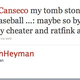 Illustration for article titled Jon Heyman Is Confused About Why He Hates Jose Canseco